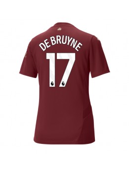 Billige Manchester City Kevin De Bruyne #17 Tredjedrakt Dame 2024-25 Kortermet